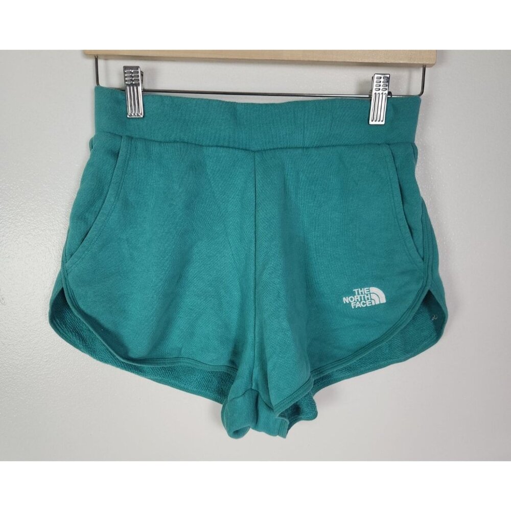 The North Face Women's Sz. M Teal Terry Cloth Shorts